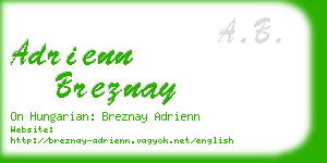 adrienn breznay business card